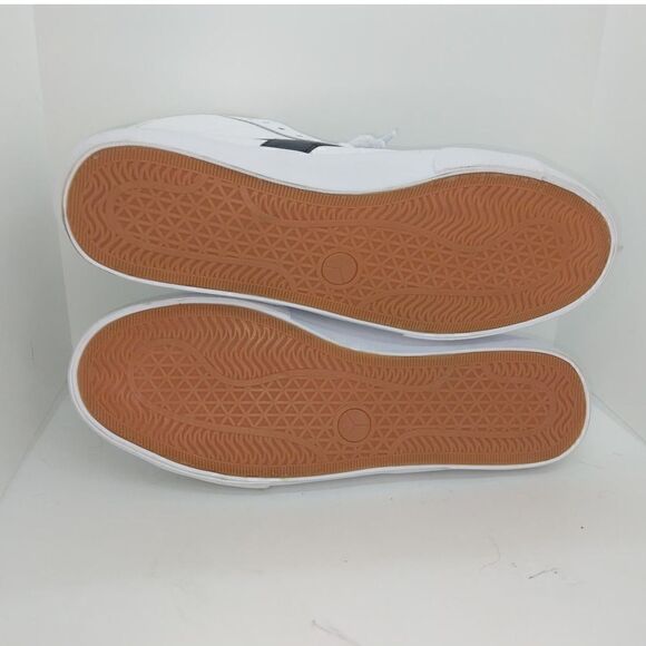 William Rast Rachel Zoe Mens NEW White w/Black Accents Leather Sneakers - sz. 12 - Picture 5 of 6